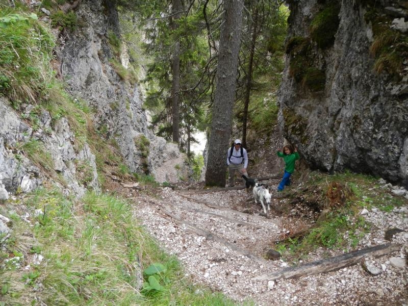 Cortina d`Ampezzo - Cascate di Fanes - Klettern mit Mario Dibona