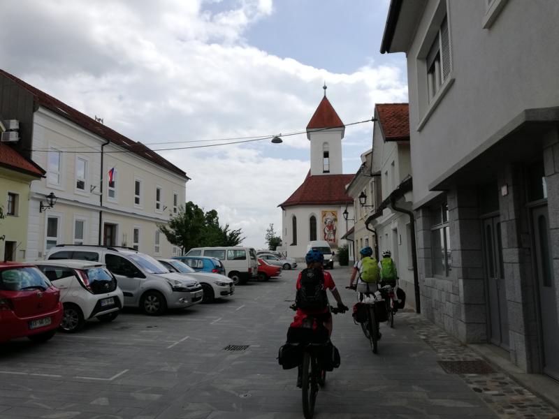 #vonBerchtesgadennachRijeka Radtour Pfingsten 2018 - Von Bled nach Ljubljana: In Kranj