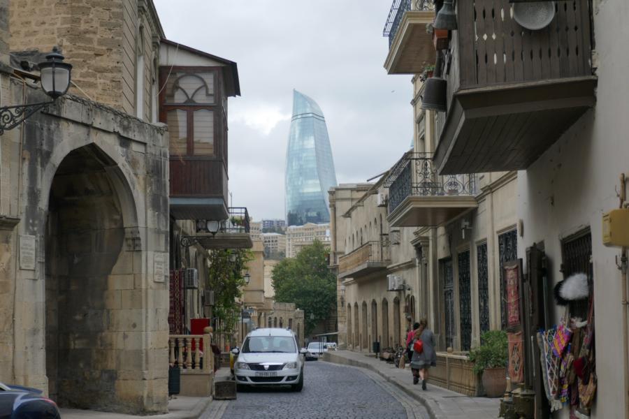 Reisetagebuch Elena und Mateo - Baku Altstadt