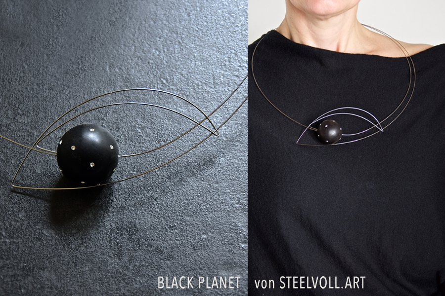 (c)STEELVOLL - Collier Blackplanet