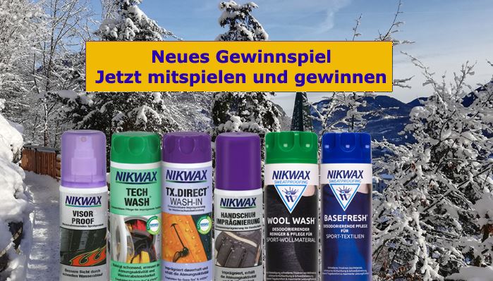(c)be-outdoor.de - Nikwax Winterpflege gewinnen