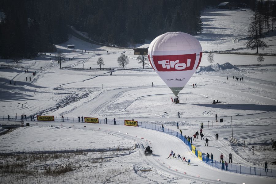 Nordic Combined Triple 2023 - Langlauf Herren Sonntag - Möserer Tal mit Tirol Ballon