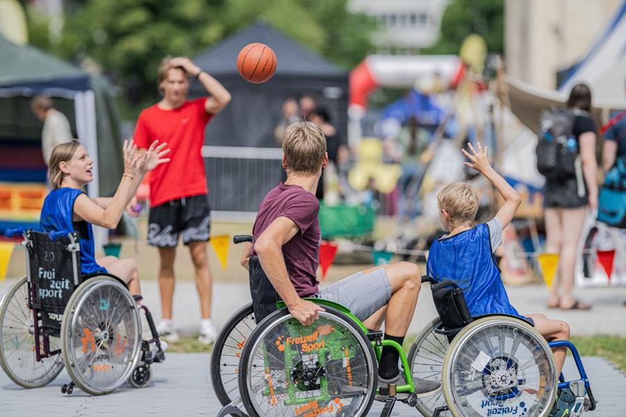 (c)Rollstuhlbasketball beim Münchner Sportfestival 2025 Bildnachweis Harald Wisthaler