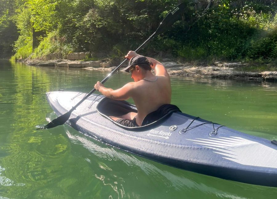(c)be-outdoor.de - Tim Sobinger Razor Kayak Edge Pro